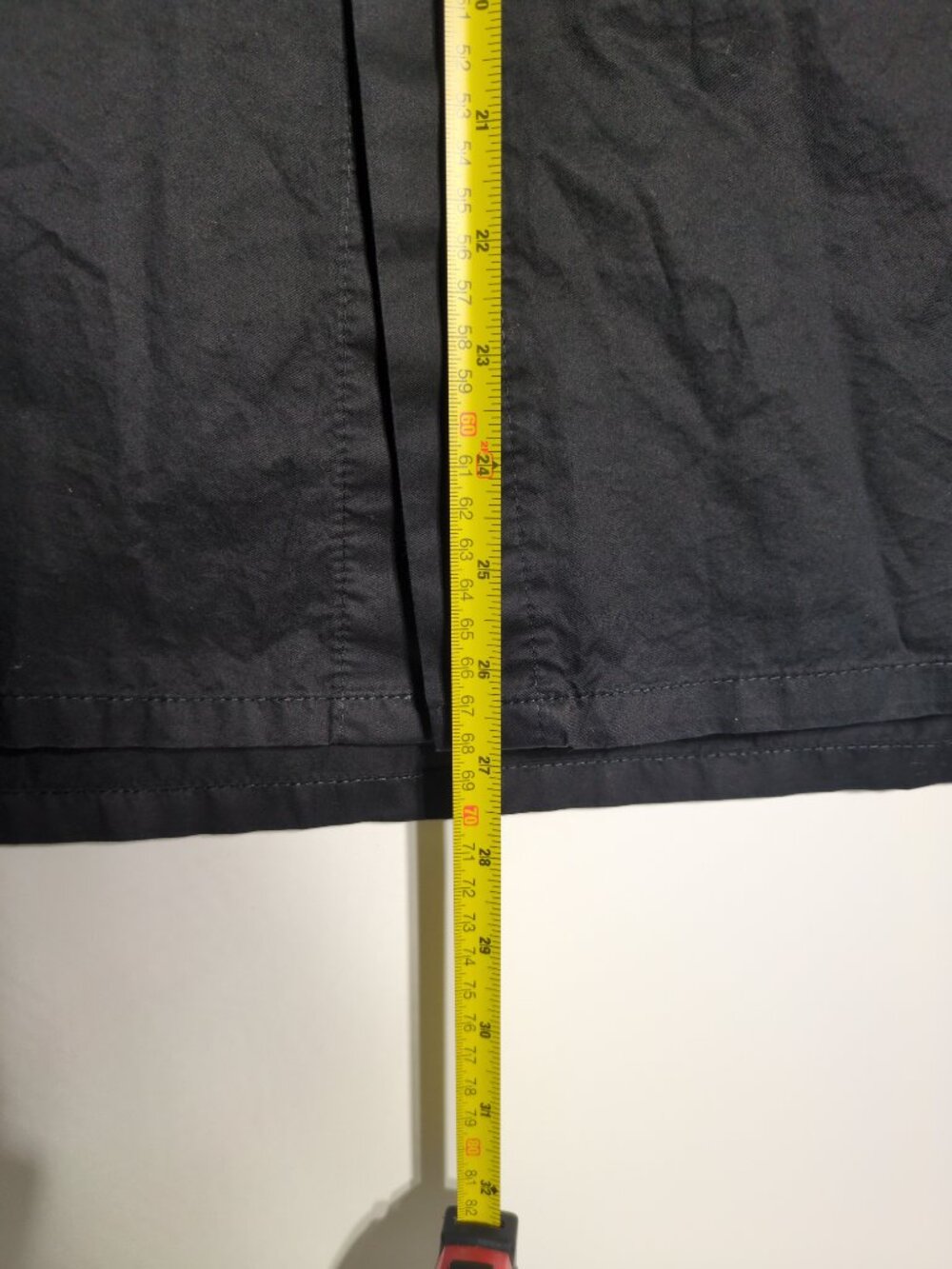 PLANET by Lauren G Cotton Signature Black Shirt Top One Size Oversized Drape - Picture 13 of 13